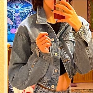small cropped jean jacket!!!